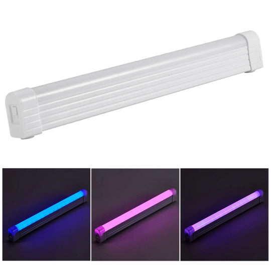 32cm Handheld Light Stick Three-color Changing Light USB Rechargeable Emergency Light Tube Fill Light 1800 mAh, Color: Blue Pink Purple  Light