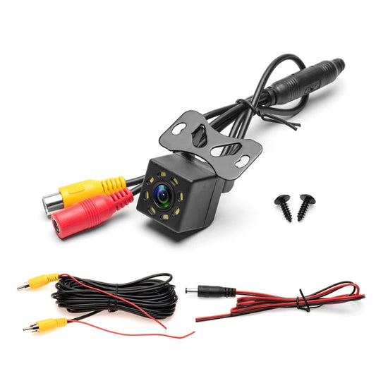 R0003 LED Fill Light External Reversing Video Camera HD Night Vision CCD Car Camera 8 Lights Camera(P System) - Rear View Cameras by buy2fix | Online Shopping UK | buy2fix