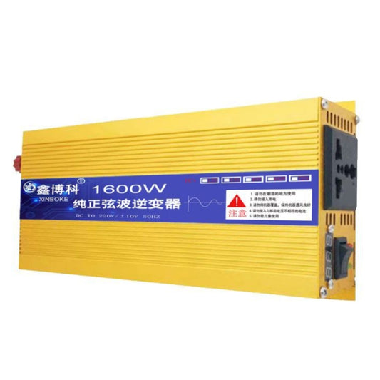 XINBOKE High Power Household Car Sine Wave Inverter 60V 1600W To 220V 800W(Single Display) - Pure Sine Wave by buy2fix | Online Shopping UK | buy2fix
