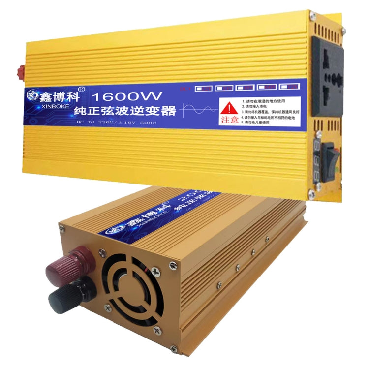 XINBOKE High Power Household Car Sine Wave Inverter 72V 3000W To 220V 1500W(LCD Display) - Pure Sine Wave by buy2fix | Online Shopping UK | buy2fix