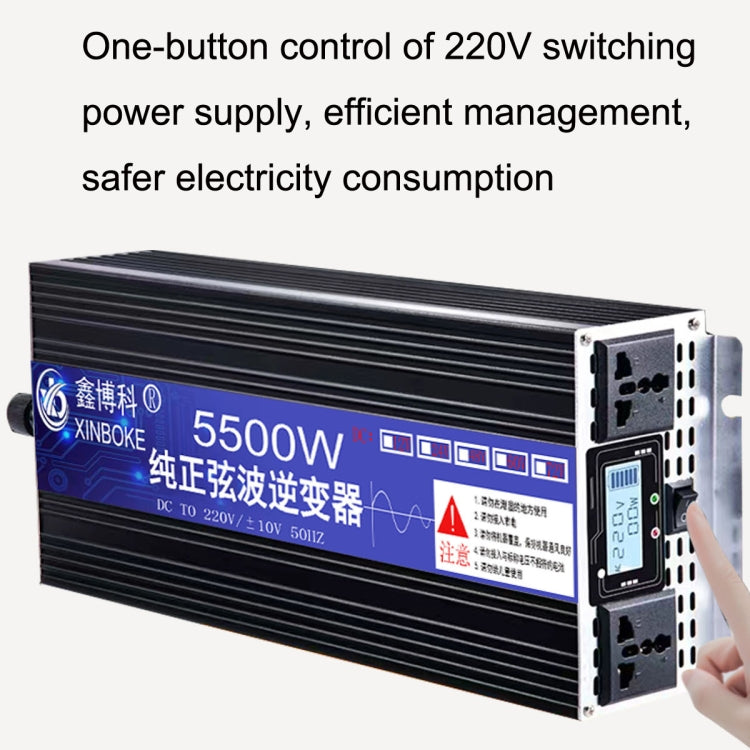 XINBOKE High Power Household Car Sine Wave Inverter 72V 3000W To 220V 1500W(LCD Display) - Pure Sine Wave by buy2fix | Online Shopping UK | buy2fix
