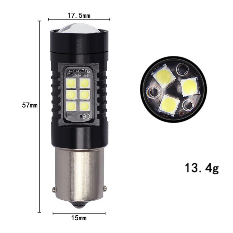 1pair Automotive High-power LED White Light Fog Lamp(1156) - Fog / Driving Lights by buy2fix | Online Shopping UK | buy2fix