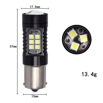 1pair Automotive High-power LED White Light Fog Lamp(1156) - Fog / Driving Lights by buy2fix | Online Shopping UK | buy2fix