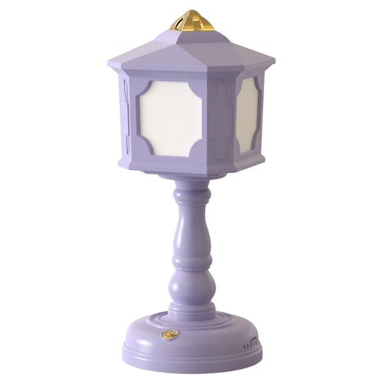 GIVELONG Retro Table Lamp USB Charging Small Night Light, Style: 321-5 Purple