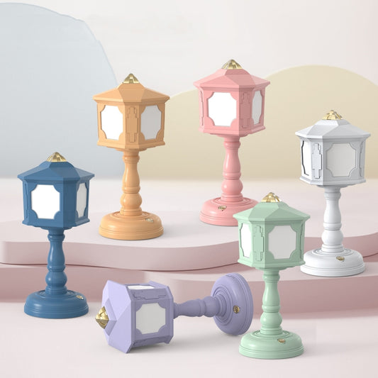 GIVELONG Retro Table Lamp USB Charging Small Night Light, Style: 321-6 White by GIVELONG