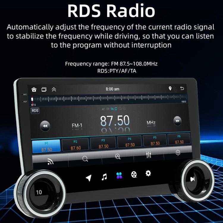 10.1 inch IPS Display + 2.5D Touch Screen Bluetooth FM Radio Car Navigation Machine, Memory: 2+64G - Car MP3 & MP4 & MP5 by buy2fix | Online Shopping UK | buy2fix