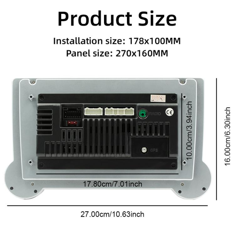 10.1 inch IPS Display + 2.5D Touch Screen Bluetooth FM Radio Car Navigation Machine, Memory: 2+64G - Car MP3 & MP4 & MP5 by buy2fix | Online Shopping UK | buy2fix