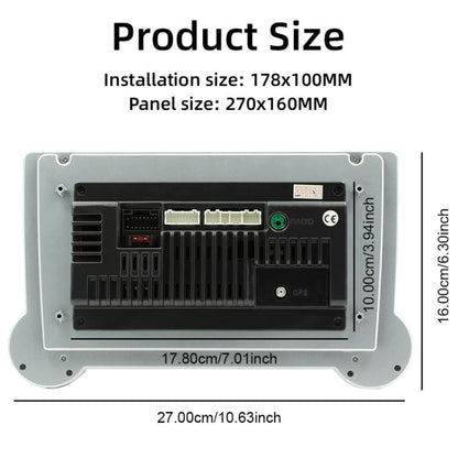 10.1 inch IPS Display + 2.5D Touch Screen Bluetooth FM Radio Car Navigation Machine, Memory: 2+64G - Car MP3 & MP4 & MP5 by buy2fix | Online Shopping UK | buy2fix