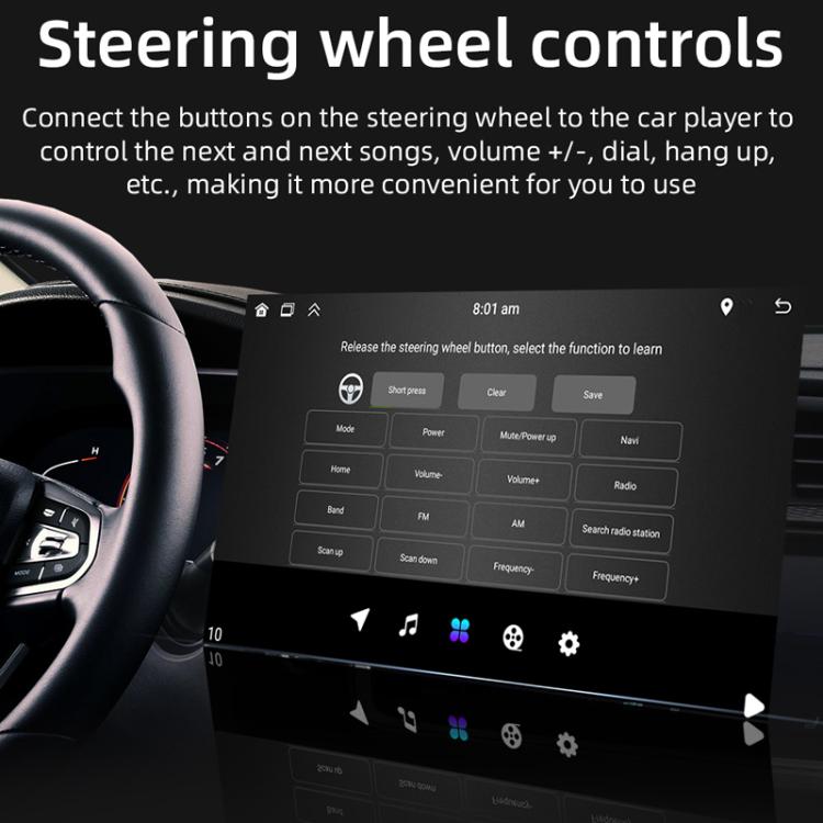 10.1 inch IPS Display + 2.5D Touch Screen Bluetooth FM Radio Car Navigation Machine, Memory: 2+64G - Car MP3 & MP4 & MP5 by buy2fix | Online Shopping UK | buy2fix