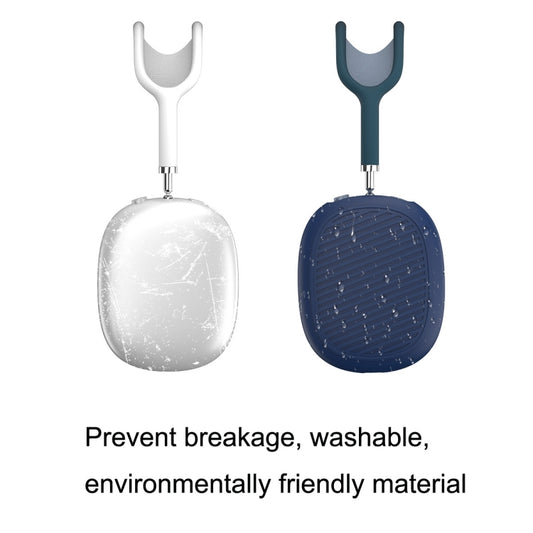 T2 For Apple AirPods Max 1pair Bluetooth Headset Anti-Fall Silicone Protective Case(Blue) by buy2fix