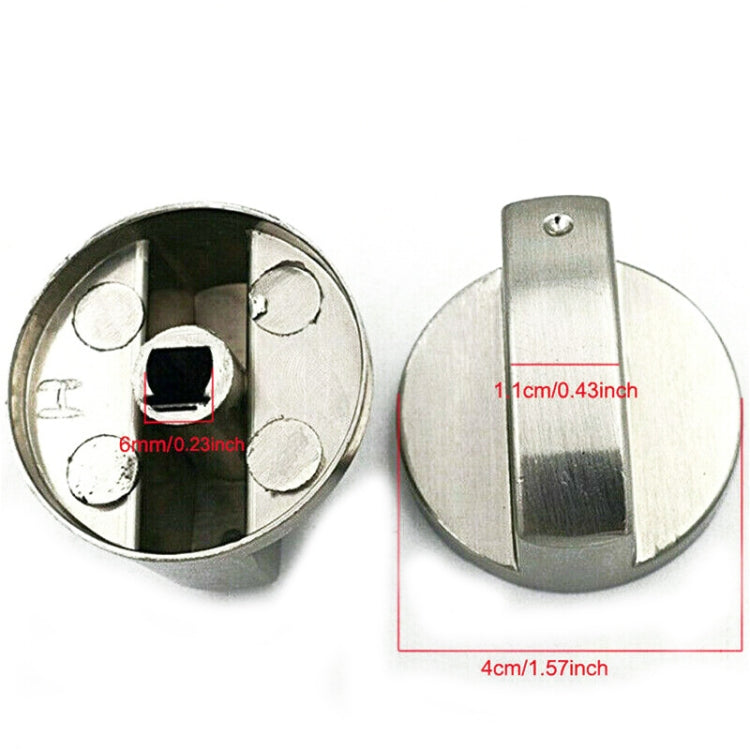 2pcs  6mm Cooker Hob Knobs Gas Stove Knobs Control Switch - Cooktop Parts by buy2fix | Online Shopping UK | buy2fix