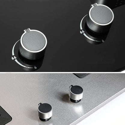1pair  8mm  Metal Round Gas Stove Switch Knob Cooker Hob Switch - Cooktop Parts by buy2fix | Online Shopping UK | buy2fix