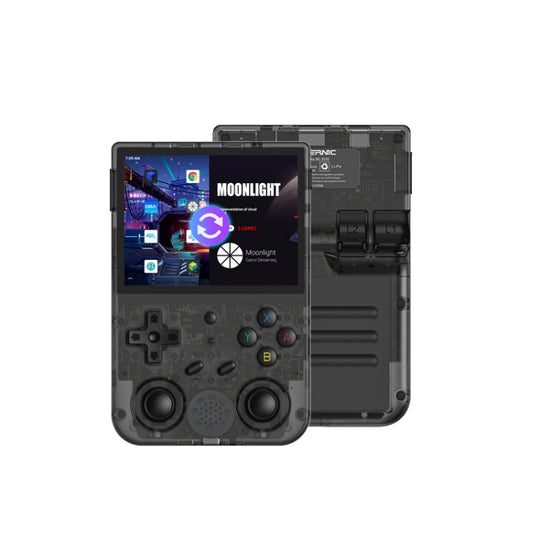 ANBERNIC RG353V  3.5 Inch Wireless Game Box Android 11 Linux OS Handheld Game Console  16G Without Game(Transparent Black)
