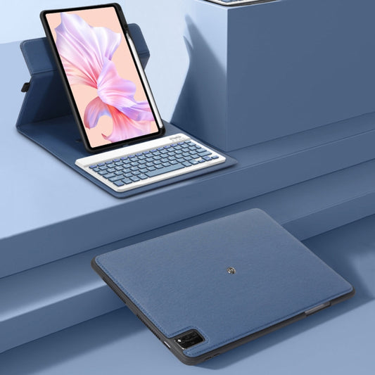 For Huawei MatePad Pro 12.6 inches Microfiber Lambskin Rotatable Magnetic Tablet Protective Cover(Gray) - Huawei by buy2fix | Online Shopping UK | buy2fix