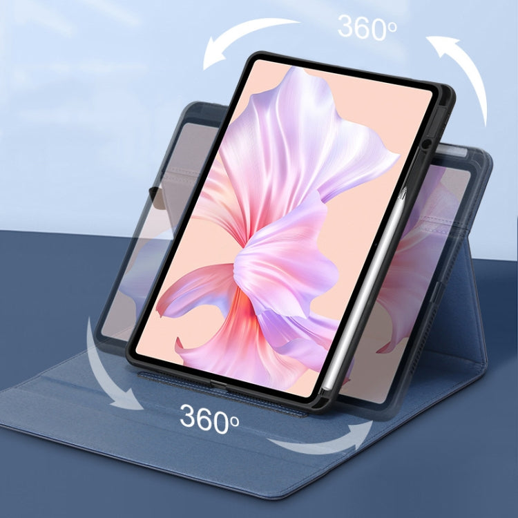 For Huawei MatePad Pro 12.6 inches Microfiber Lambskin Rotatable Magnetic Tablet Protective Cover(Red) - Huawei by buy2fix | Online Shopping UK | buy2fix