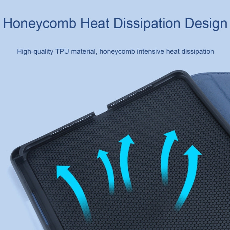 For Huawei MatePad Pro 12.6 inches Microfiber Lambskin Rotatable Magnetic Tablet Protective Cover(Black) - Huawei by buy2fix | Online Shopping UK | buy2fix