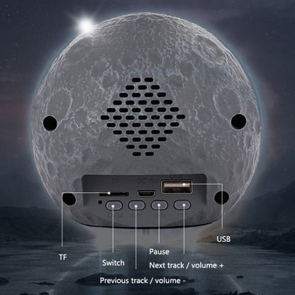 Y-598 Suspended Astronaut Bluetooth Speaker RGB Light Subwoofer Ornament,Spec: 598B Silver - Desktop Speaker by buy2fix | Online Shopping UK | buy2fix
