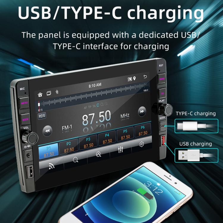 9 Inch Bluetooth FM Radio Car MP5 Android Navigation Machine, Memory: 2+64G - Car MP3 & MP4 & MP5 by buy2fix | Online Shopping UK | buy2fix