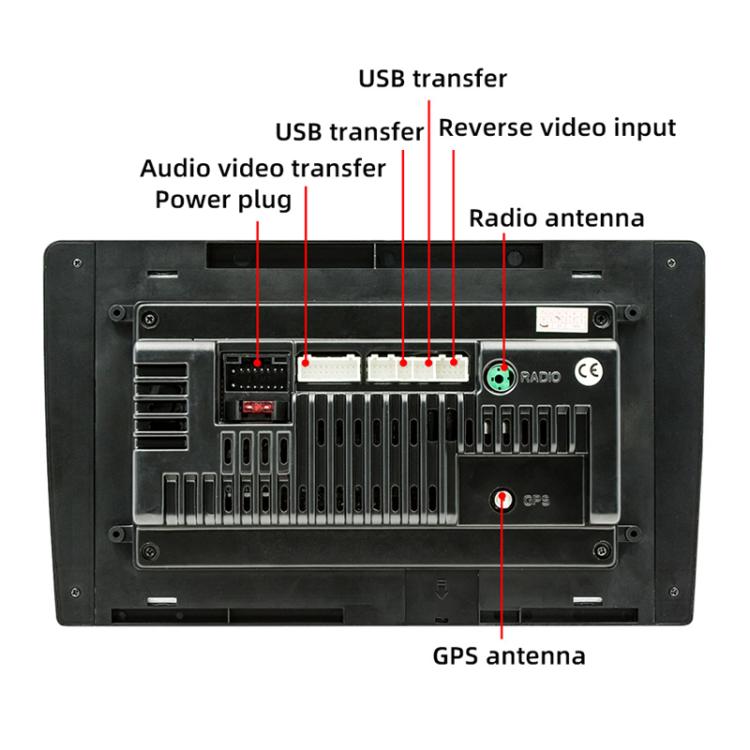 9 Inch Bluetooth FM Radio Car MP5 Android Navigation Machine, Memory: 2+64G - Car MP3 & MP4 & MP5 by buy2fix | Online Shopping UK | buy2fix