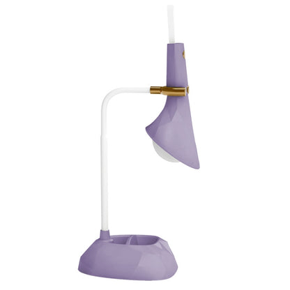 Base Removable Diamond Desk Lamp USB Charging 3-speed Color Temperature Night Light(301-3 Purple) - Desk Lamps by buy2fix | Online Shopping UK | buy2fix