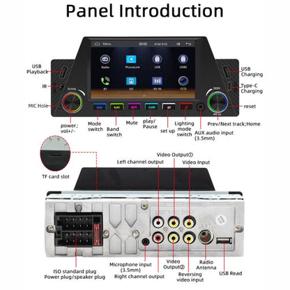4.7 inch AUTO/CarPlay Navigation Bluetooth FM Radio Car MP5(161C) - Car MP3 & MP4 & MP5 by buy2fix | Online Shopping UK | buy2fix