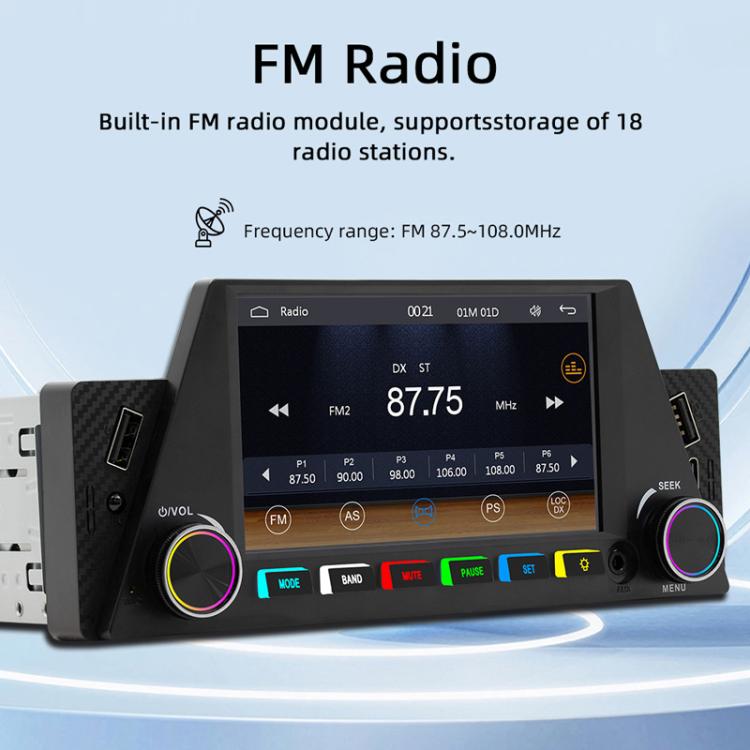 4.7 inch AUTO/CarPlay Navigation Bluetooth FM Radio Car MP5(161C) - Car MP3 & MP4 & MP5 by buy2fix | Online Shopping UK | buy2fix