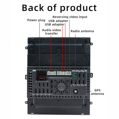 9.7 inch Vertical Screen Bluetooth Radio Android 13 GPS Navigation Device, Memory: 2+64G - Car MP3 & MP4 & MP5 by buy2fix | Online Shopping UK | buy2fix