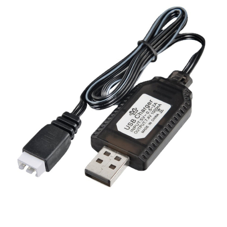 7.4V Lithium Battery Charger Toy Aircraft Accessories USB Data Cable(XH-3P) by buy2fix