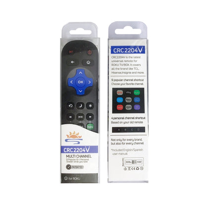 CRC2204V  For ROKU TV Universal Smart LCD TV Remote Control Infrared Remote Control - TV by buy2fix | Online Shopping UK | buy2fix