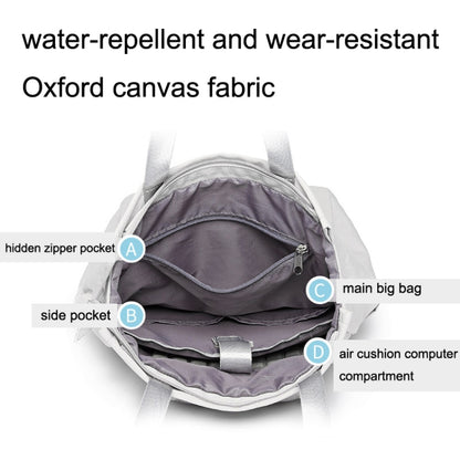 Student Backpack Waterproof USB Laptop Bag, Size: Large (Black) by buy2fix