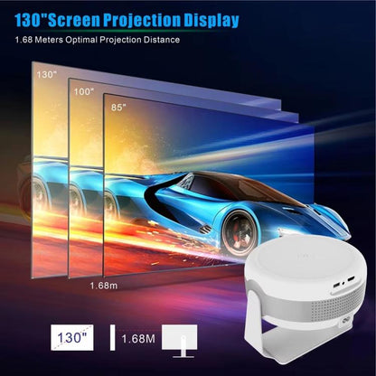 T269 Pro 1280x720P Smart Projector WiFi 6 4K Android 11 System Home Cinema EU Plug - LED Projector by buy2fix | Online Shopping UK | buy2fix