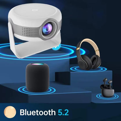 T269 Pro 1280x720P Smart Projector WiFi 6 4K Android 11 System Home Cinema US Plug - LED Projector by buy2fix | Online Shopping UK | buy2fix