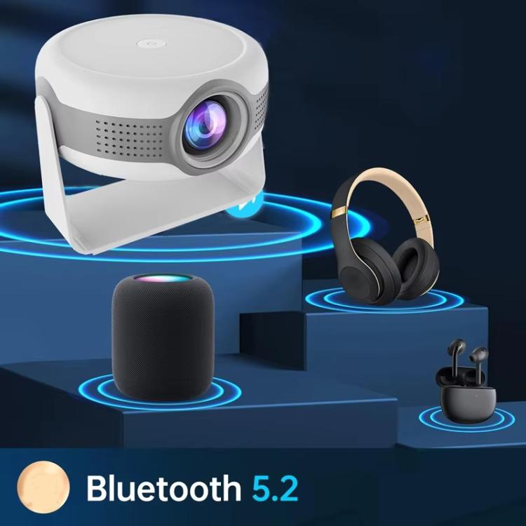 T269 Pro 1280x720P Smart Projector WiFi 6 4K Android 11 System Home Cinema AU Plug - LED Projector by buy2fix | Online Shopping UK | buy2fix