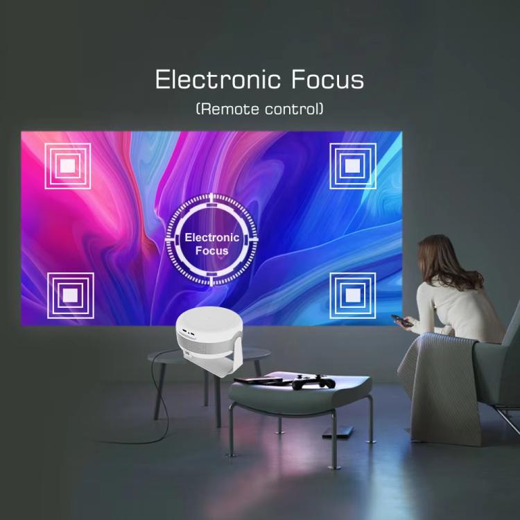 T269 Pro 1280x720P Smart Projector WiFi 6 4K Android 11 System Home Cinema US Plug - LED Projector by buy2fix | Online Shopping UK | buy2fix