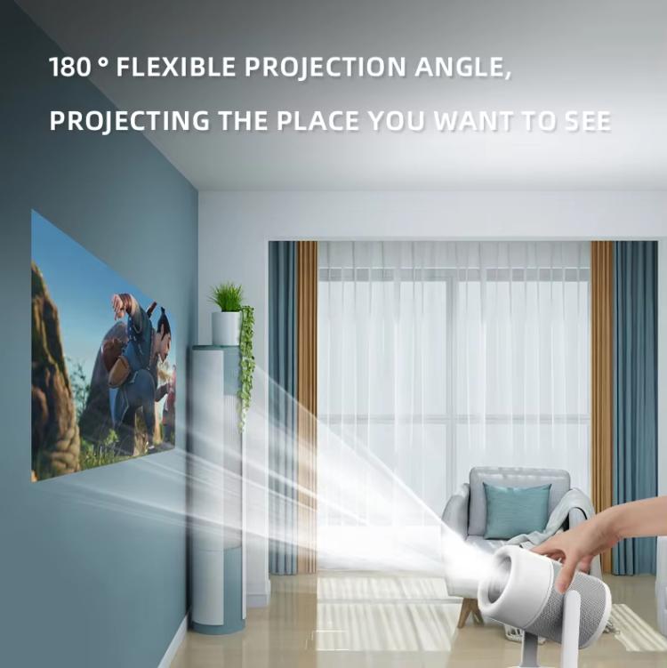 J1 1280 X 720P Projector WiFi 6 Android 11 System Supports Mirroring Screen UK Plug - LED Projector by buy2fix | Online Shopping UK | buy2fix