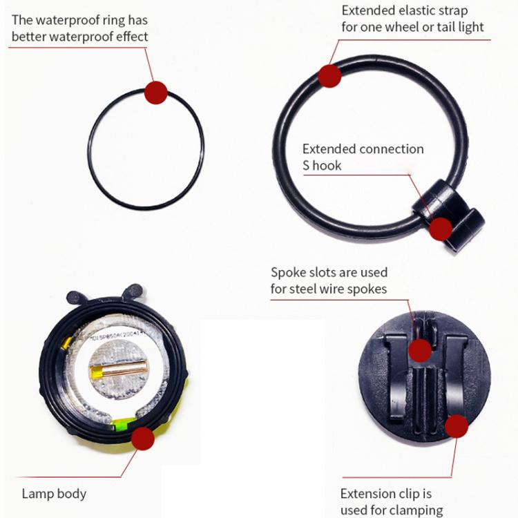 Ladybug Wheel Light Children Balance Bike Bicycle Hub Light, Color: Manual Green by buy2fix