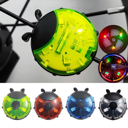 Ladybug Wheel Light Children Balance Bike Bicycle Hub Light, Color: Manual Green by buy2fix