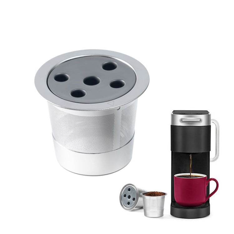 For Keurig K-Supreme Plus Coffee Machine Reusable Stainless Steel Filter Five-hole K Cup - Coffee Machine Parts by buy2fix | Online Shopping UK | buy2fix