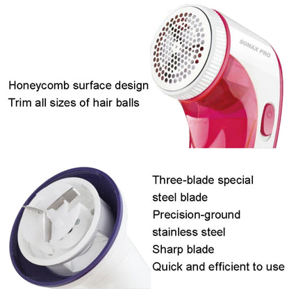 SONAX PRO SN-9955 Clothing Lint Remover Hair Ball Prunter(Red) by SONAX PRO