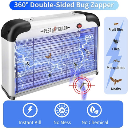 SK611 Indoor Household 20W Electric Shock Mosquito Killer Lamp High Voltage Hotel Fly Killer Lamp(EU Plug) - Repellents by buy2fix | Online Shopping UK | buy2fix