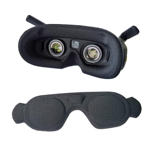 For DJI Goggles 2 Foam Padding Sponge Eye Pad Mask With Lens Cover Black by buy2fix