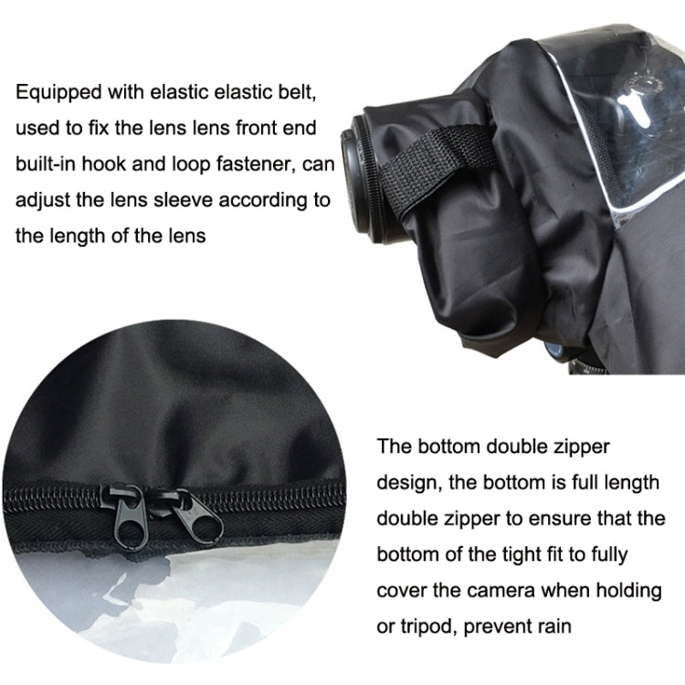 For 5D3 / D800 SLR Camera Rain Cover Photography Camera Raincoat Medium Telephoto Lens Rain Cover - Camera Rain Covers by buy2fix | Online Shopping UK | buy2fix