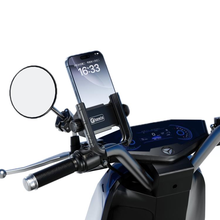 Kewig Motorcycle Bicycle Non-Blocking Mobile Phone Camera Navigation Bracket(M29-C3) - Holder by kewig | Online Shopping UK | buy2fix
