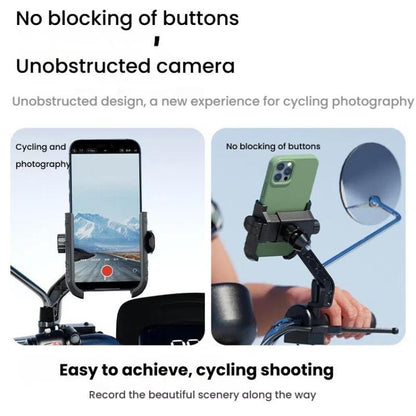 Kewig Motorcycle Bicycle Non-Blocking Mobile Phone Camera Navigation Bracket(M29-C2) - Holder by kewig | Online Shopping UK | buy2fix