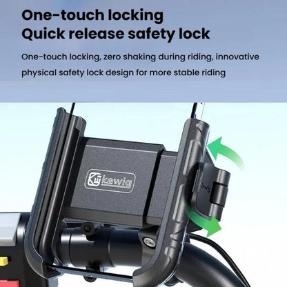 Kewig Motorcycle Bicycle Non-Blocking Mobile Phone Camera Navigation Bracket(M29-C1) - Holder by kewig | Online Shopping UK | buy2fix