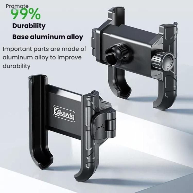 Kewig Motorcycle Bicycle Non-Blocking Mobile Phone Camera Navigation Bracket(M29-C1) - Holder by kewig | Online Shopping UK | buy2fix