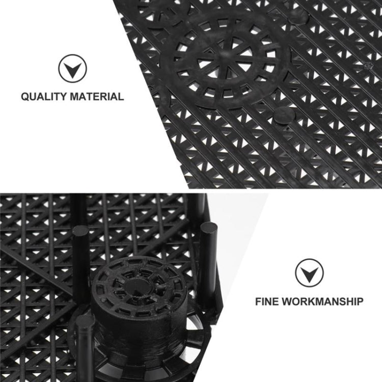 8pcs Fish Tank Bottom Filter Board Sand Mat(Black Tablet) - Filters & Accessories by buy2fix | Online Shopping UK | buy2fix