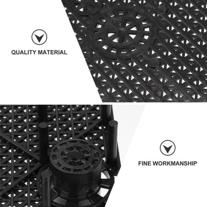 8pcs Fish Tank Bottom Filter Board Sand Mat(Black Socket) - Filters & Accessories by buy2fix | Online Shopping UK | buy2fix