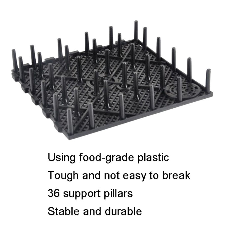 8pcs Fish Tank Bottom Filter Board Sand Mat(White Tablet) - Filters & Accessories by buy2fix | Online Shopping UK | buy2fix