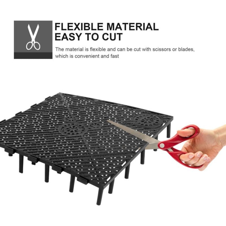 8pcs Fish Tank Bottom Filter Board Sand Mat(Black Socket) - Filters & Accessories by buy2fix | Online Shopping UK | buy2fix